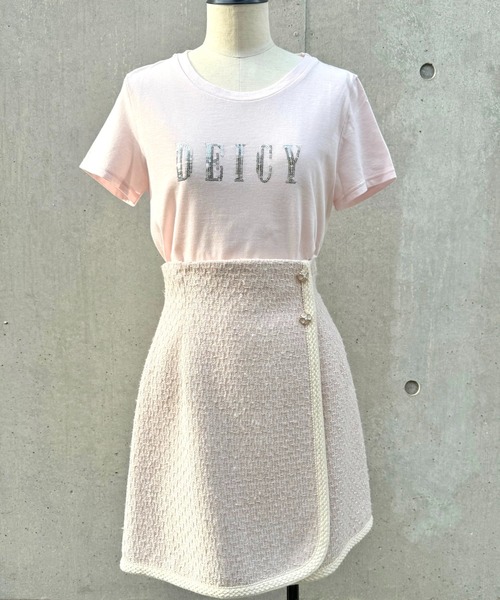 DEICY(デイシー)の「DEICYスパンコールTシャツ(Tシャツ/カットソー・レディース・ベビーピンク・FREE)」の10枚目の写真