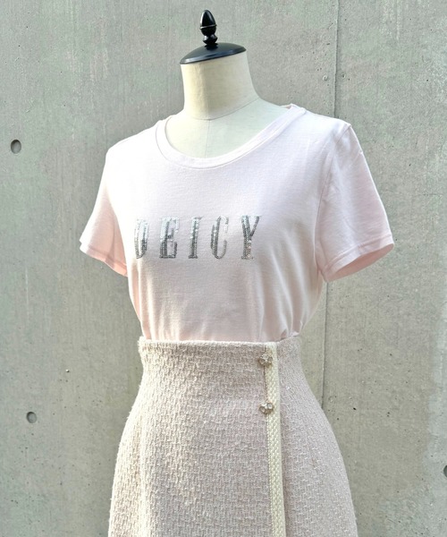 DEICY(デイシー)の「DEICYスパンコールTシャツ(Tシャツ/カットソー・レディース・ベビーピンク・FREE)」の11枚目の写真