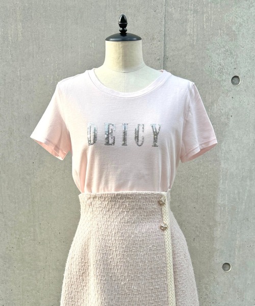 DEICY(デイシー)の「DEICYスパンコールTシャツ(Tシャツ/カットソー・レディース・ベビーピンク・FREE)」の12枚目の写真