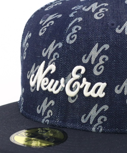 ニューエラ キャップ 59FIFTY デニムモノグラム（キャップ