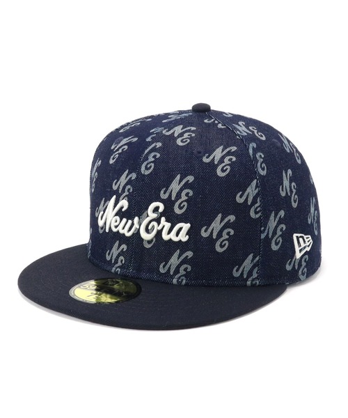 ニューエラ キャップ 59FIFTY デニムモノグラム（キャップ
