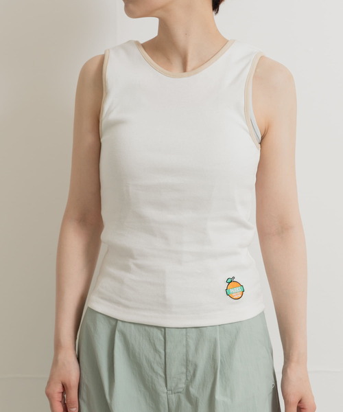 タンクトップ ノースリーブ PARKS PROJECT　2way Bicolor Tank×PARKS レディース PARKS PROJECT 2way Bicolor Tank×PARKS（タンクトップ）｜PARKS