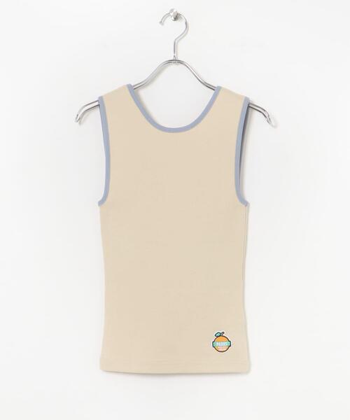 PARKS PROJECT(パークスプロジェクト)の「PARKS PROJECT 2way Bicolor Tank×PARKS(タンクトップ・レディース・スミクロ/ベージュ/オフホワイト・ONE)」の18枚目の写真