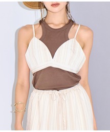 マルチストライプビスチェ