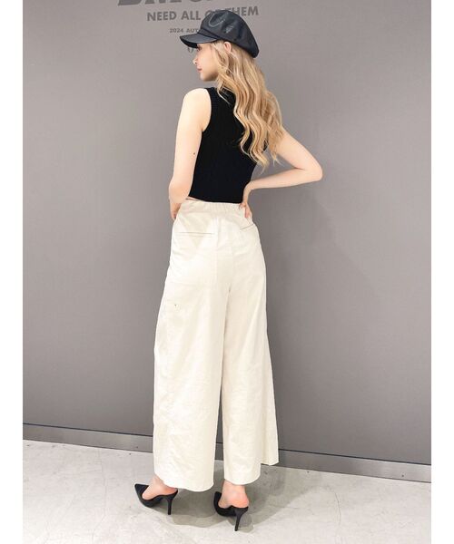 GYDA(ジェイダ)の「NOUSノースリケーブルニットトップス(ニット/セーター・レディース・ブラック/オフホワイト/マスタード・FREE)」の17枚目の写真