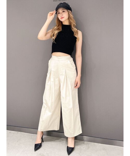 GYDA(ジェイダ)の「NOUSノースリケーブルニットトップス(ニット/セーター・レディース・ブラック/オフホワイト/マスタード・FREE)」の19枚目の写真