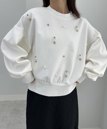 RANAN | ポンチ素材ビジュースウェット(スウェット)