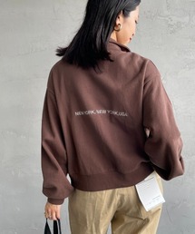 [MANHATTAN PORTAGE/マンハッタンポーテージ] 別注 ワンポイントロゴ刺繍 ショート丈スウェットトラックジャケット