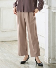 Honeys | 【ストレッチ/ウォッシャブル/イージーケア】美ージーストレートパンツ（股下６５ｃｍ）(スラックス)