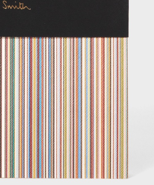 【オンラインショップ・一部店舗限定】'Signature Stripe' ノートブック / 240551 ANOTE（手帳/メモ帳）｜Paul Smith（ポールスミス）