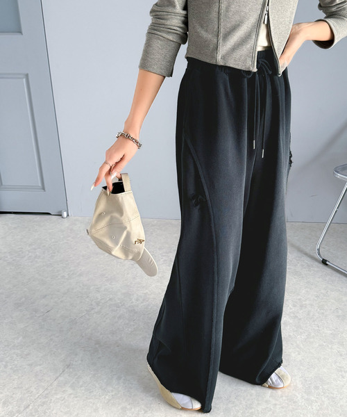 セール】個性派の1本。ヴィンテージ＆ダメージ加工ワイドシルエット裏