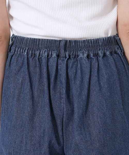 Cutie Blonde（キューティーブロンド）の「◆【洗える/セットアップ可】やわらかデニム タックワイドパンツ（デニムパンツ・レディース・ブラック/ブルー系その他・04/03/02）」の15枚目の写真