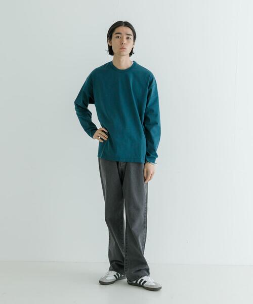 URBAN RESEARCH(アーバンリサーチ)の「コットンナイロンスムージーロングスリーブ(Tシャツ/カットソー・メンズ・ホワイト/グリーン/ブラック/チャコールグレー・SMALL/MEDIUM/LARGE)」の7枚目の写真