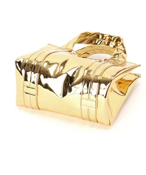 Spick & Span（スピックアンドスパン）の「HELOYSE / エロイーズ boxy mirror tote H-300（トートバッグ・レディース・ゴールド/シルバー・FREE）」の9枚目の写真