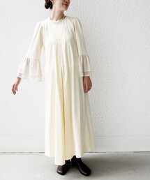 SHIPS（シップス）の「【WEB限定】〈手洗い可能〉バック リボン タック ワンピース（ワンピース）」