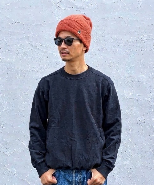 BRIXTON(ブリクストン)の「【BRIXTON】 HARBOR BETA WATCH CAP BEANIE(ニットキャップ/ビーニー・メンズ・ネイビー/ライトグレー/レッド/グリーン/ブラック/ブラウン系その他/オフホワイト・ONE SIZE)」の7枚目の写真