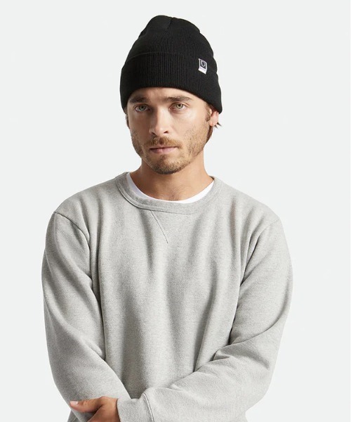 BRIXTON（ブリクストン）の「【BRIXTON】 HARBOR BETA WATCH CAP BEANIE（ニットキャップ/ビーニー・メンズ・ネイビー/ライトグレー/レッド/グリーン/ブラック/ブラウン系その他/オフホワイト・ONE SIZE）」の13枚目の写真