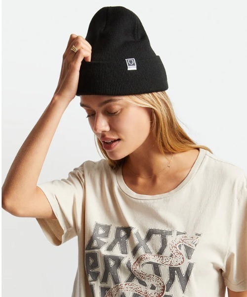 BRIXTON（ブリクストン）の「【BRIXTON】 HARBOR BETA WATCH CAP BEANIE（ニットキャップ/ビーニー・メンズ・ネイビー/ライトグレー/レッド/グリーン/ブラック/ブラウン系その他/オフホワイト・ONE SIZE）」の14枚目の写真