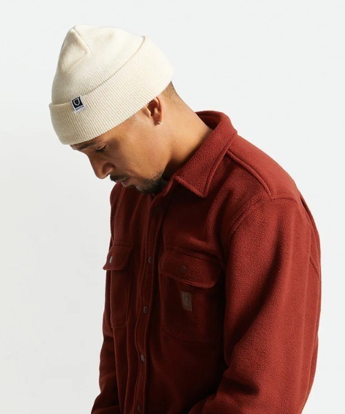 BRIXTON（ブリクストン）の「【BRIXTON】 HARBOR BETA WATCH CAP BEANIE（ニットキャップ/ビーニー・メンズ・ネイビー/ライトグレー/レッド/グリーン/ブラック/ブラウン系その他/オフホワイト・ONE SIZE）」の15枚目の写真