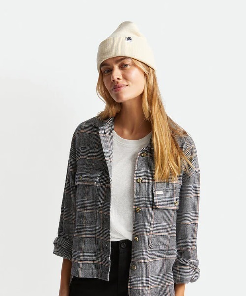 BRIXTON（ブリクストン）の「【BRIXTON】 HARBOR BETA WATCH CAP BEANIE（ニットキャップ/ビーニー・メンズ・ネイビー/ライトグレー/レッド/グリーン/ブラック/ブラウン系その他/オフホワイト・ONE SIZE）」の16枚目の写真