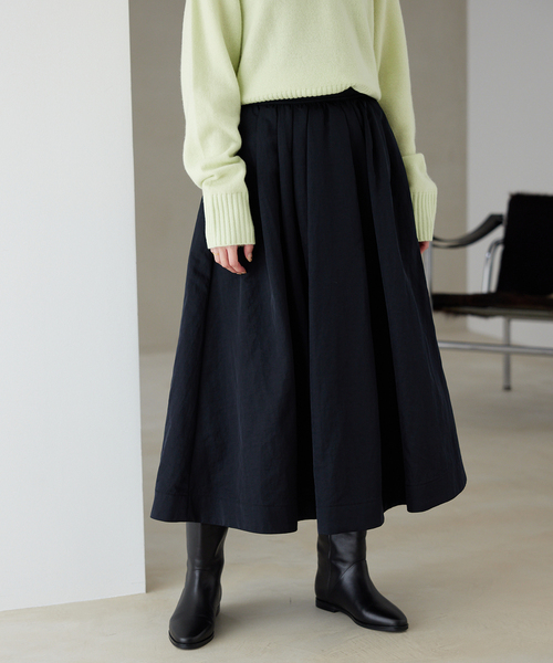 SLOBE IENA（スローブイエナ）の「タフタタックギャザースカート