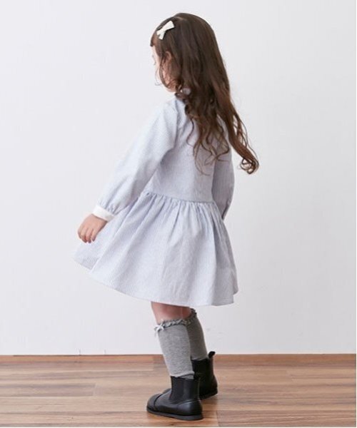 petit main（プティマイン）の「【POLO BCS】シャツワンピース（シャツワンピース・キッズ・ブルー/マルチ・100cm/80ｃｍ/120cm/110cm/130cm/90cm）」の18枚目の写真