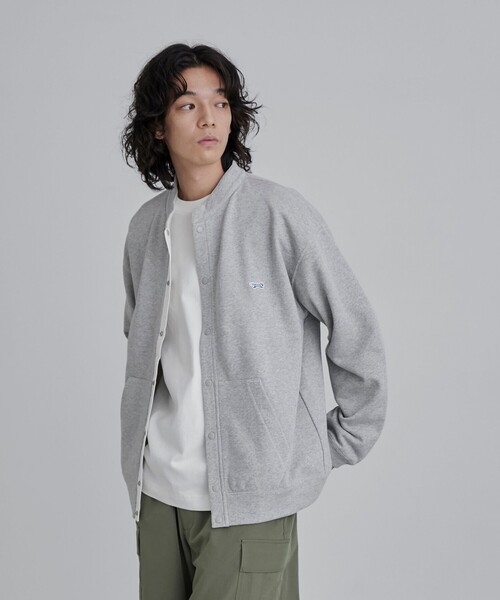 PENNEYS(ぺニーズ)の「Penneys(ぺニーズ)別注スウェットカーディガン(カーディガン/ボレロ・メンズ・グレー/ナチュラル/ネイビー・M/L)」の4枚目の写真