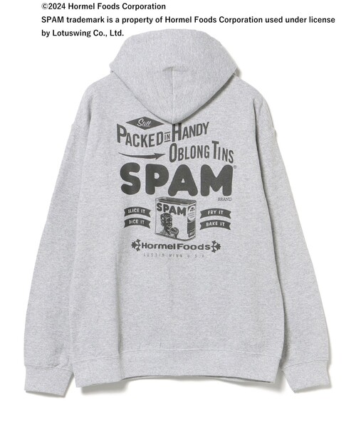 BEAMS T（ビームスティー）の「BEAMS T / SPAM(R)BRAND HOODIE（スウェット・メンズ・ネイビー/グレー・XL/L/M/S）」の20枚目の写真