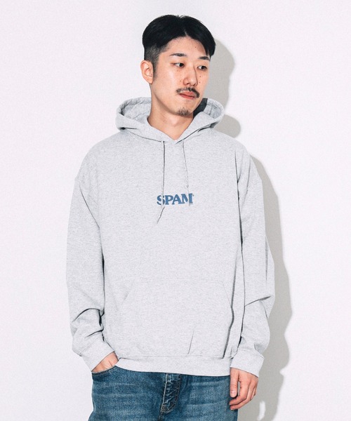 BEAMS T（ビームスティー）の「BEAMS T / SPAM(R)BRAND HOODIE（スウェット・メンズ・ネイビー/グレー・XL/L/M/S）」の16枚目の写真