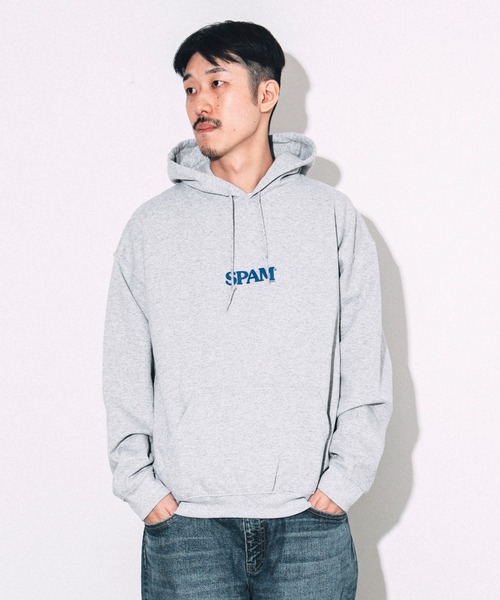 BEAMS T（ビームスティー）の「BEAMS T / SPAM(R)BRAND HOODIE（スウェット・メンズ・ネイビー/グレー・XL/L/M/S）」の17枚目の写真