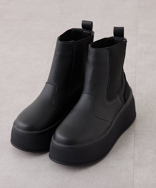 Remind me and forever（リマインドミーアンドフォーエバー）の「歩きやすいサイドゴアブーツ（ブーツ・レディース・ブラック/アイボリー・LARGE/X-LARGE/MEDIUM/SMALL）」の12枚目の写真
