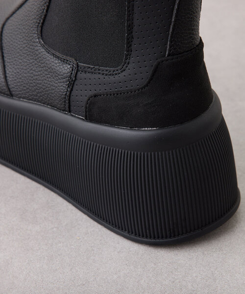 Remind me and forever（リマインドミーアンドフォーエバー）の「歩きやすいサイドゴアブーツ（ブーツ・レディース・ブラック/アイボリー・LARGE/X-LARGE/MEDIUM/SMALL）」の14枚目の写真