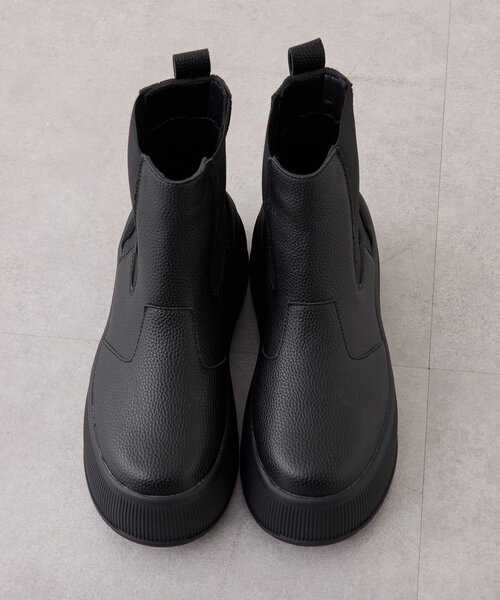 Remind me and forever（リマインドミーアンドフォーエバー）の「歩きやすいサイドゴアブーツ（ブーツ・レディース・ブラック/アイボリー・LARGE/X-LARGE/MEDIUM/SMALL）」の16枚目の写真