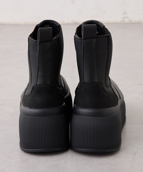 Remind me and forever（リマインドミーアンドフォーエバー）の「歩きやすいサイドゴアブーツ（ブーツ・レディース・ブラック/アイボリー・LARGE/X-LARGE/MEDIUM/SMALL）」の7枚目の写真