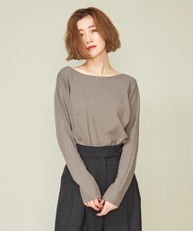 conte コンテ コットン シアー クルーネックカットソー conte（コンテ）の「＜conte＞コットン シアー クルーネック