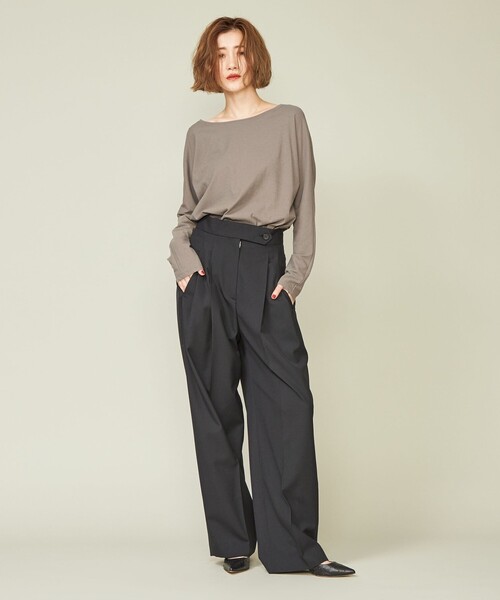 conte（コンテ）の「＜conte＞ハイツイストコットン カットソー（T