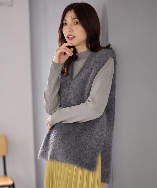 洗濯機可】フェザーニットベスト（ベスト）｜ANY（エニィ）の