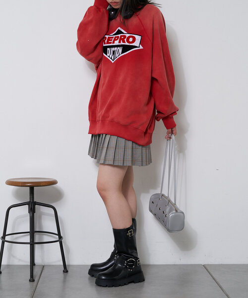 CIAOPANIC(チャオパニック)の「エンジニアミドルブーツ(ブーツ・レディース・ブラック・SMALL/MEDIUM/LARGE/X-LARGE)」の5枚目の写真