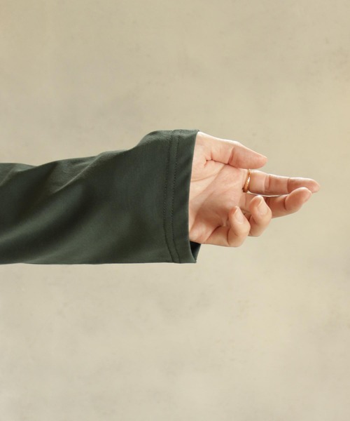 【セール】異素材ZIPプルオーバー（Tシャツ/カットソー）｜BITTOKO（ビットコ）