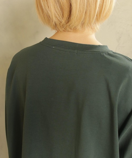 【セール】異素材ZIPプルオーバー（Tシャツ/カットソー）｜BITTOKO（ビットコ）