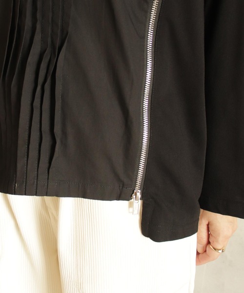 【セール】異素材ZIPプルオーバー（Tシャツ/カットソー）｜BITTOKO（ビットコ）