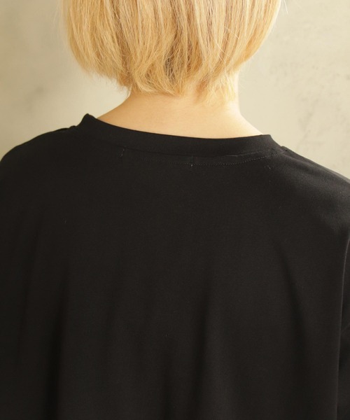 【セール】異素材ZIPプルオーバー（Tシャツ/カットソー）｜BITTOKO（ビットコ）