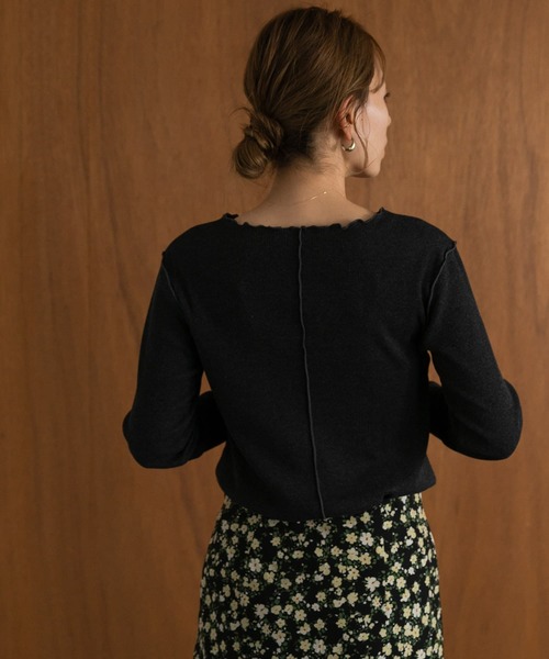 URBAN RESEARCH Sonny Label（アーバンリサーチサニーレーベル）の「『UR TECH』蓄熱クルーネックプルオーバー（Tシャツ/カットソー・レディース・チャコールグレー/ブラウン/オフホワイト・FREE）」の12枚目の写真