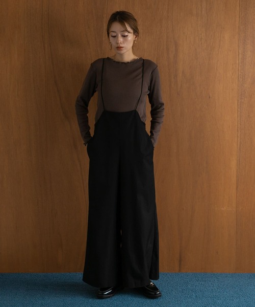 URBAN RESEARCH Sonny Label（アーバンリサーチサニーレーベル）の「『UR TECH』蓄熱クルーネックプルオーバー（Tシャツ/カットソー・レディース・チャコールグレー/ブラウン/オフホワイト・FREE）」の21枚目の写真