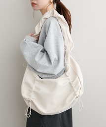natural couture | ドロストギャザーラウンドバッグ(ショルダーバッグ)
