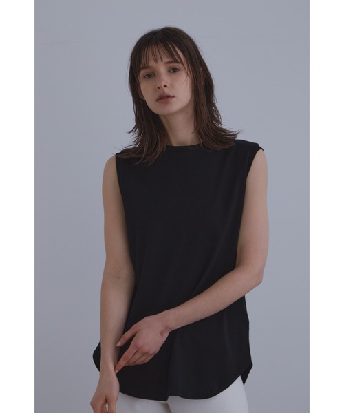 コットンジャージーノースリーブT（Tシャツ/カットソー）｜LE