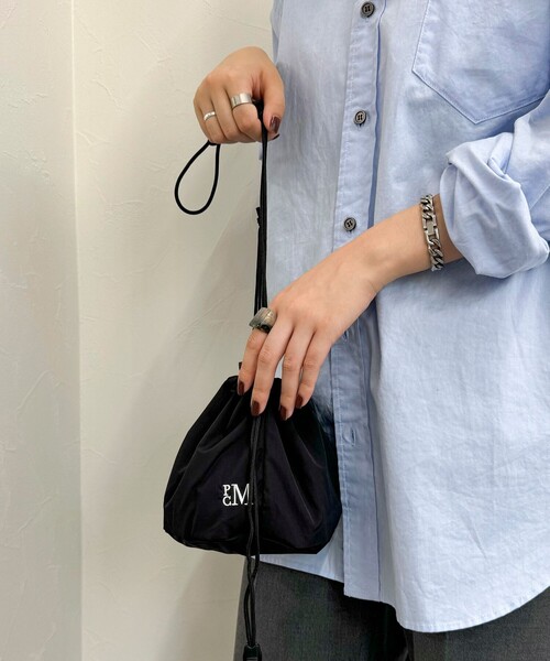 PARROTT CANVAS(パロットキャンバス)の「【PARROTT CANVAS/パロットキャンバス】 PCMドローミニバッグ(ショルダーバッグ・レディース・ベージュ/ブラック/ブルー・FREE)」の2枚目の写真