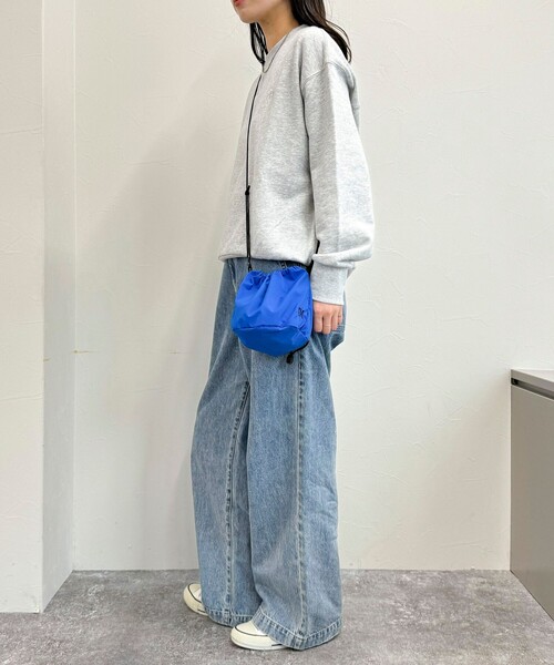 PARROTT CANVAS(パロットキャンバス)の「【PARROTT CANVAS/パロットキャンバス】 PCMドローミニバッグ(ショルダーバッグ・レディース・ベージュ/ブラック/ブルー・FREE)」の4枚目の写真