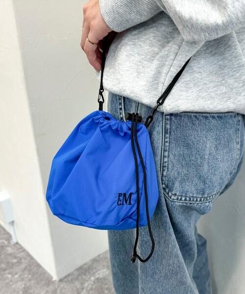 PARROTT CANVAS(パロットキャンバス)の「【PARROTT CANVAS/パロットキャンバス】 PCMドローミニバッグ(ショルダーバッグ・レディース・ベージュ/ブラック/ブルー・FREE)」の5枚目の写真