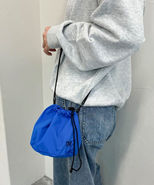 PARROTT CANVAS(パロットキャンバス)の「【PARROTT CANVAS/パロットキャンバス】 PCMドローミニバッグ(ショルダーバッグ・レディース・ベージュ/ブラック/ブルー・FREE)」の6枚目の写真